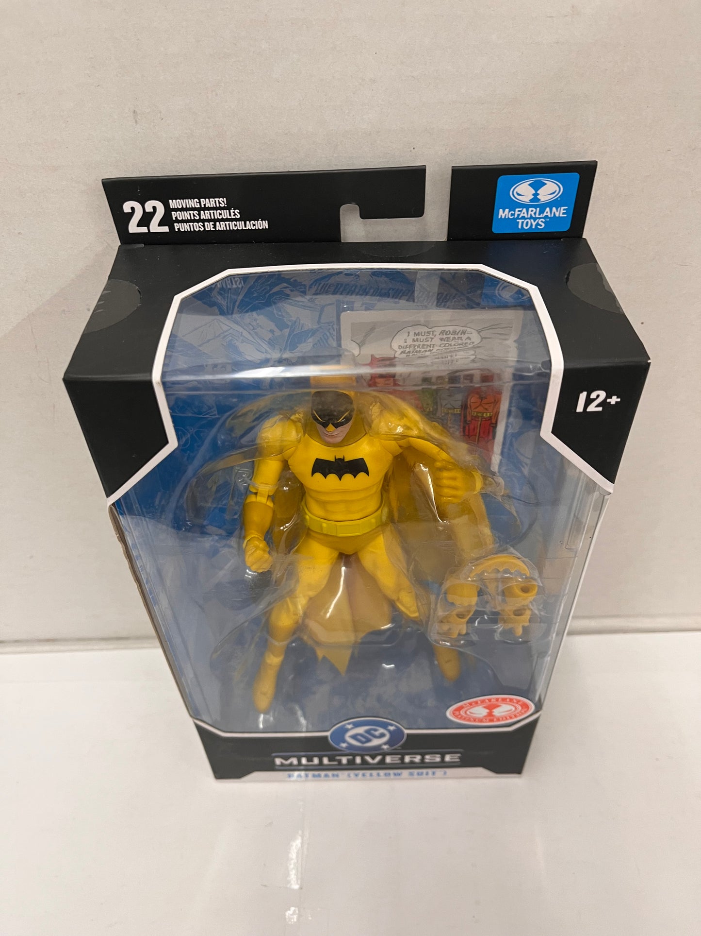 DC Multiverse BATMAN (Yellow Suit) Action Figure Red Platinum Chase Edition