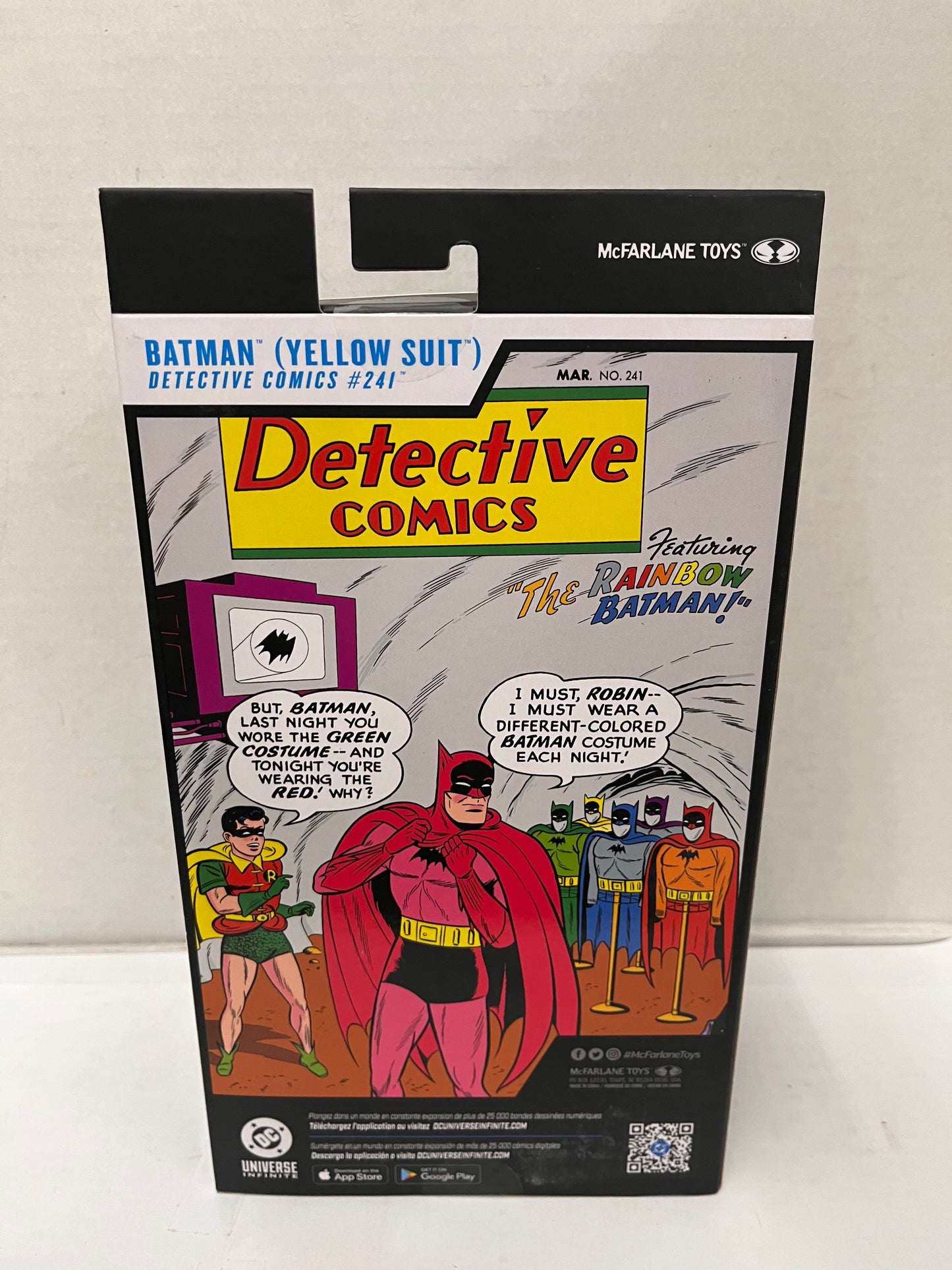 DC Multiverse BATMAN (Yellow Suit) Action Figure Red Platinum Chase Edition