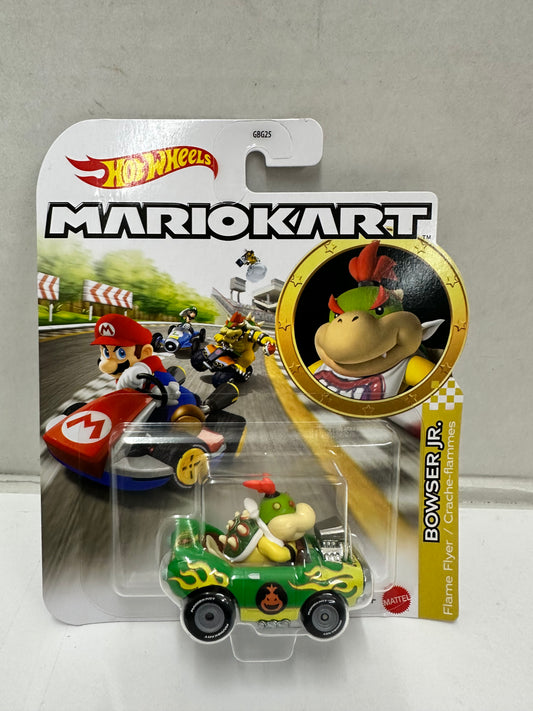 Hot Wheels Mario Kart - Bowser Jr Flame Flyer - Die-Cast Vehicle