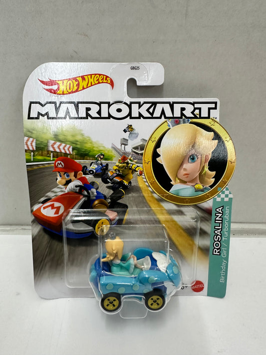 New Mattel Hot Wheels Nintendo Super Mario Kart - Rosalina Birthday Girl