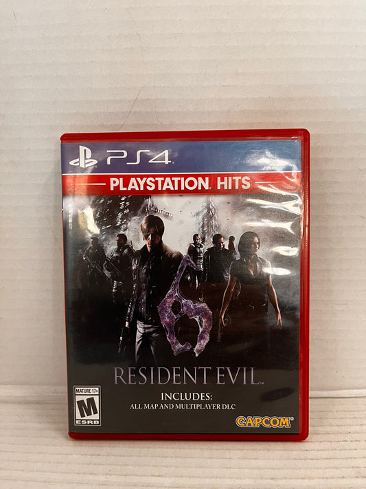 Resident Evil 6 (Sony PlayStation 4, 2016) PS4 Game Disc