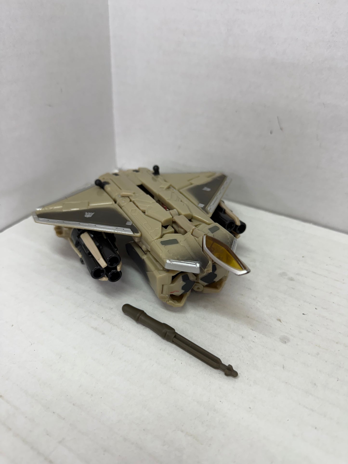 Transformers Starscream Movie TFTM Voyager 2007 Figure + 1 Missile #2