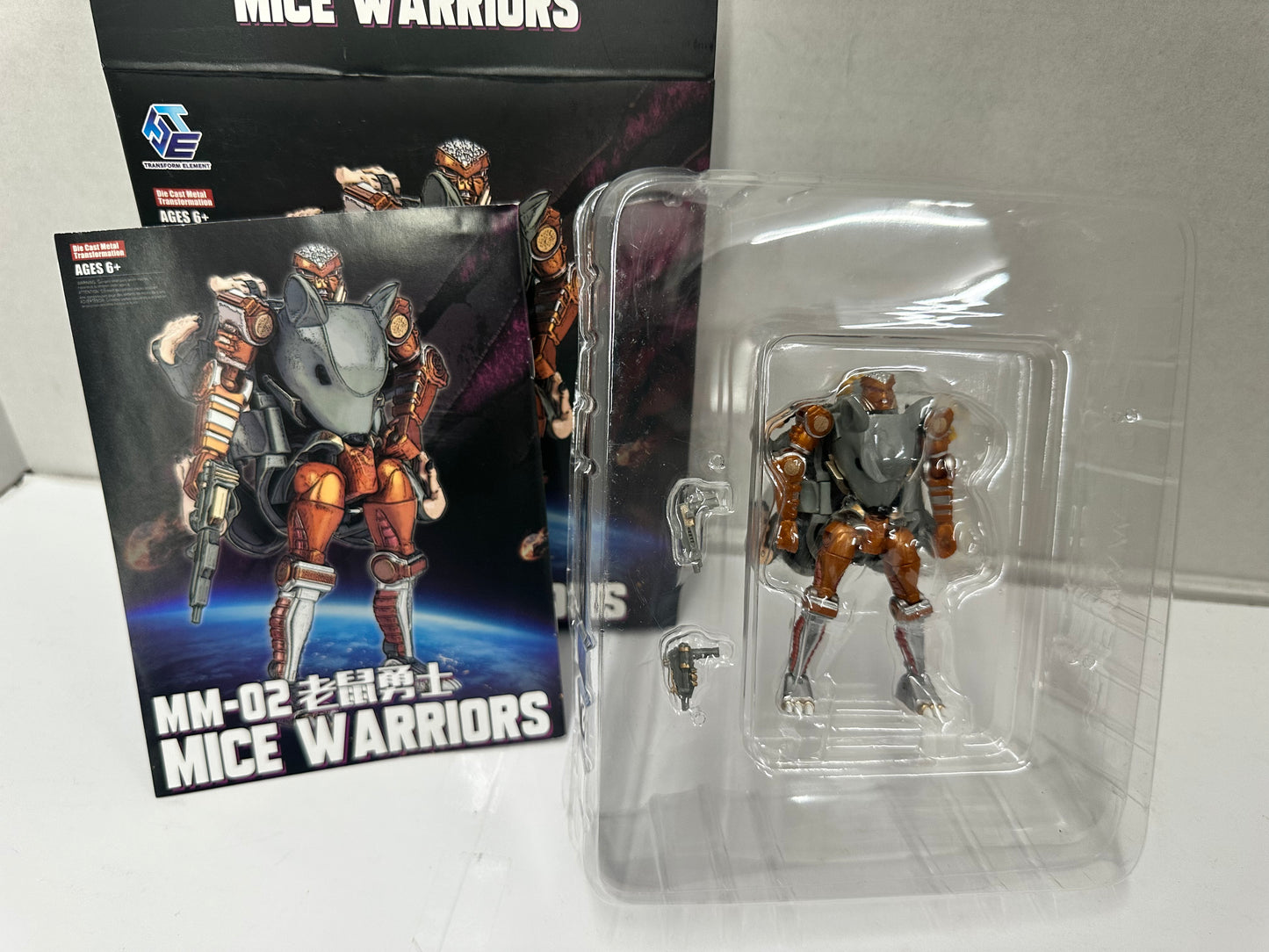 Transform Element TE-MM02 BW Rattrap MICE WARRIOR Open Box