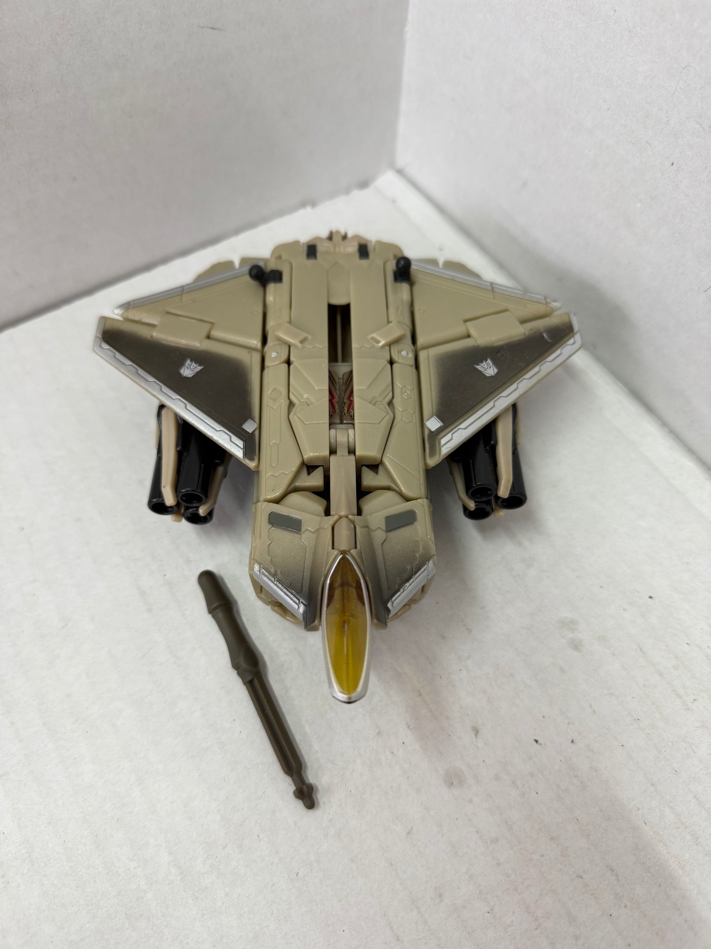 Transformers Starscream Movie TFTM Voyager 2007 Figure + 1 Missile #2