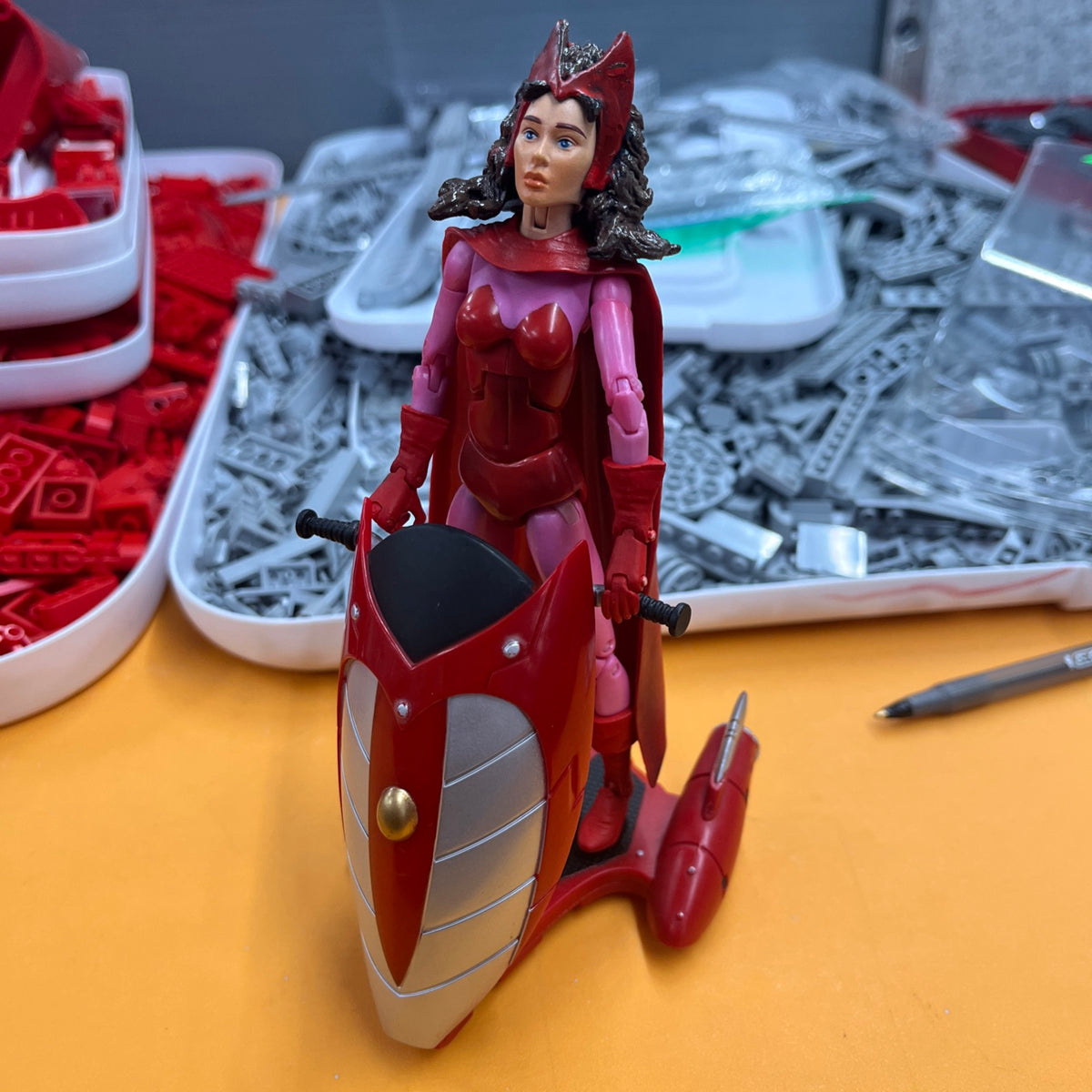 Marvel Legends Legendary Rider Series Scarlet Witch 6" Inch Action Figure Toybiz