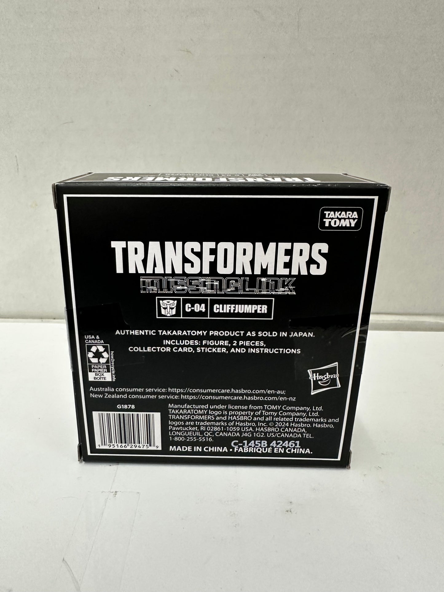 Transformers Missing Link C-04 Cliffjumper Action Figure Hasbro *Open Box*