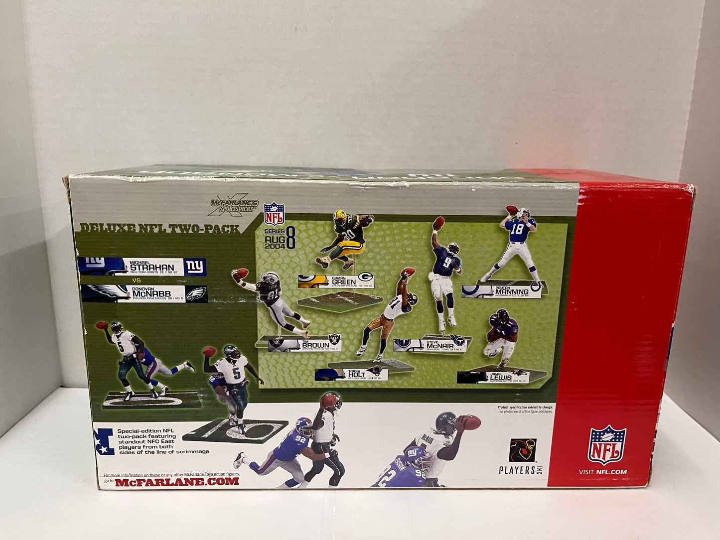2004 Michael Strahan vs Donovan McNabb McFarlane SportsPicks NFL Deluxe Two-Pack