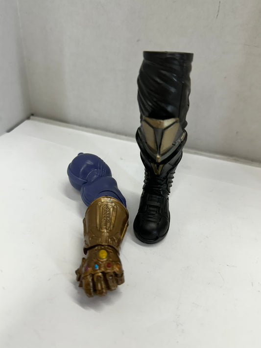 Marvel Legends Infinity War BAF Thanos Left Arm & Left Leg Lot