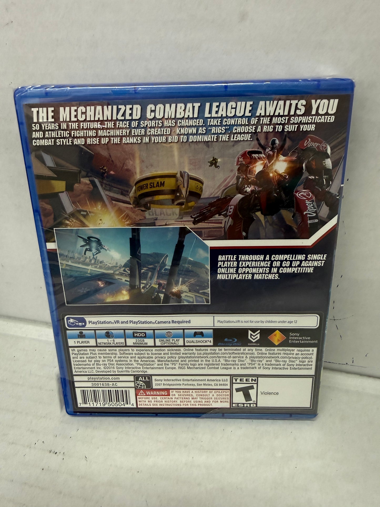 RIGS Mechanized Combat League (PS4 / PlayStation 4 VR)