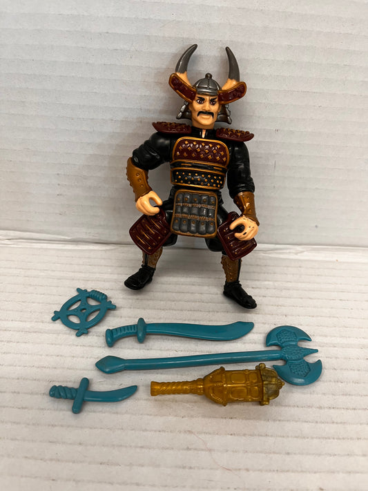 Vintage 1993 TMNT Teenage Mutant Ninja Turtles Movie III Warlord Figure Complete