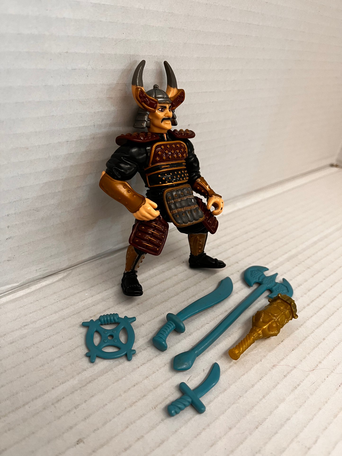 Vintage 1993 TMNT Teenage Mutant Ninja Turtles Movie III Warlord Figure Complete