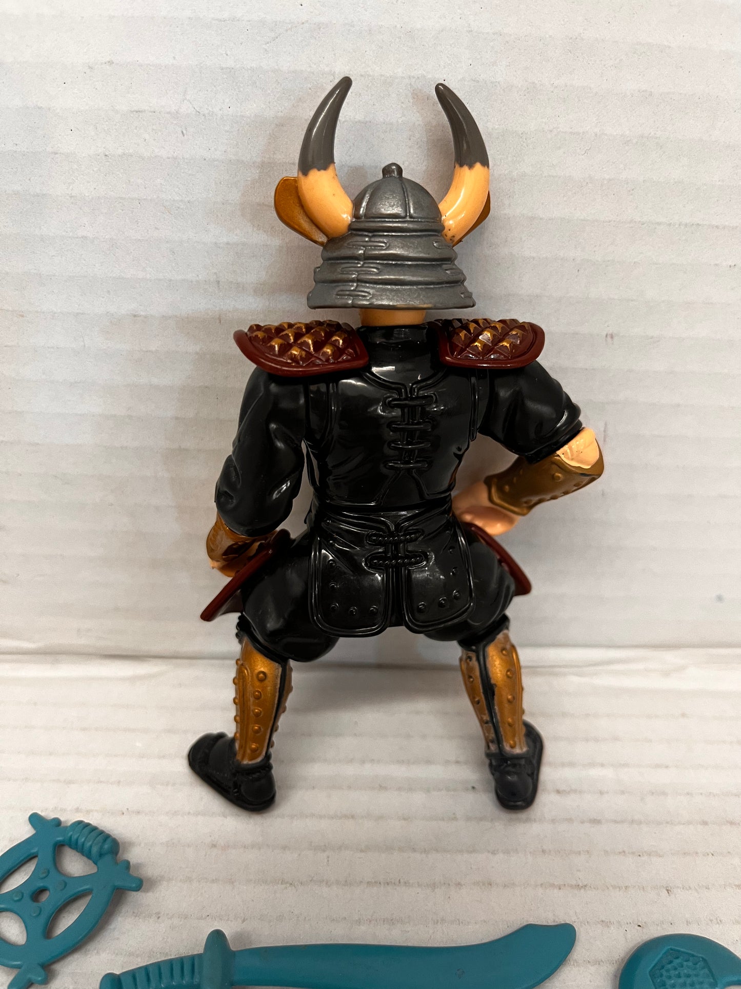 Vintage 1993 TMNT Teenage Mutant Ninja Turtles Movie III Warlord Figure Complete