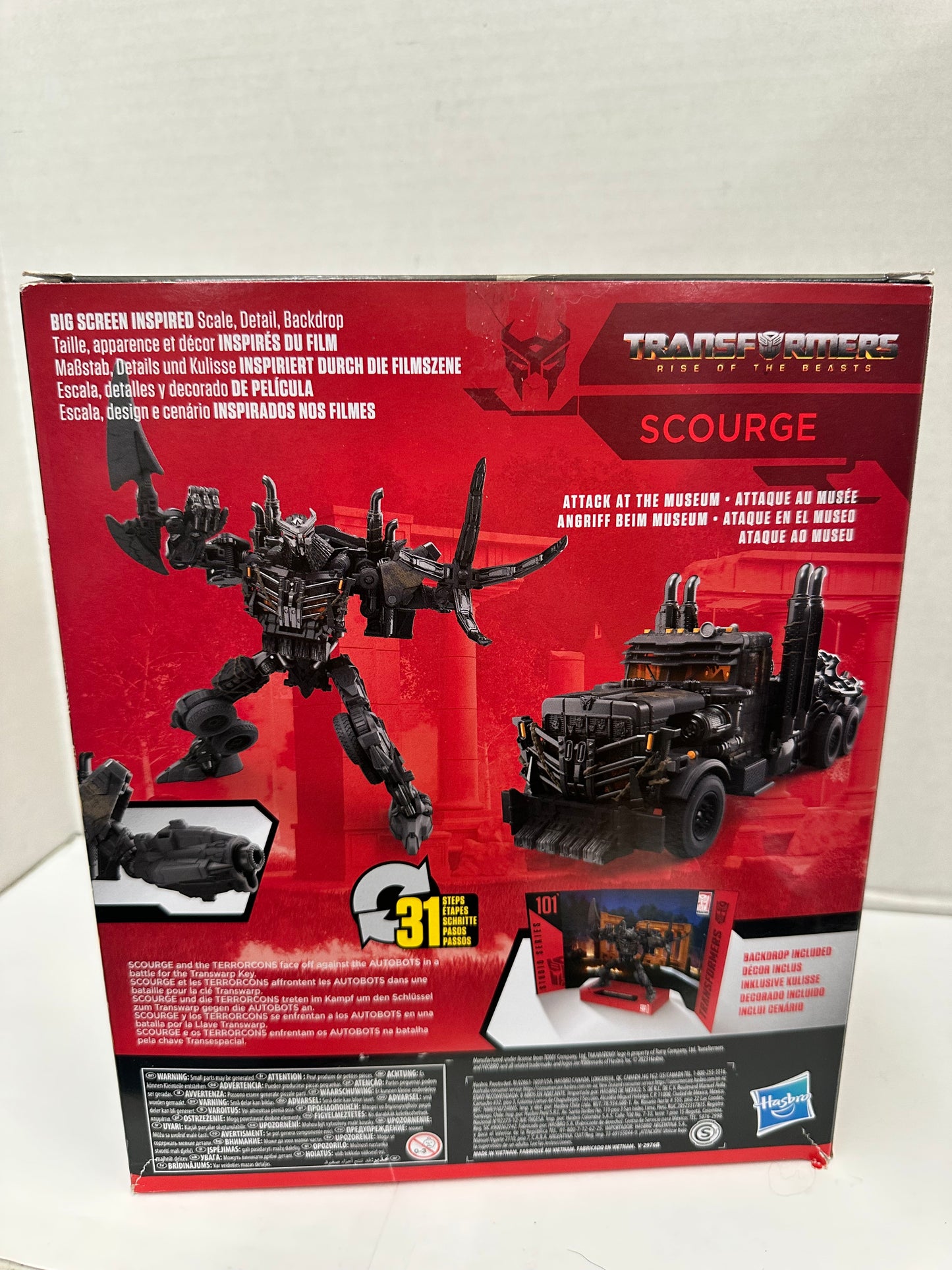 Hasbro Transformers Studio Series - Leader 101 Scourge Action Figure *OPEN*
