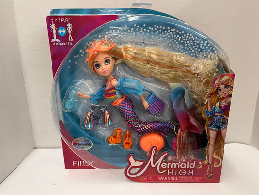 Mermaid High Finly Deluxe Mermaid Doll & Accessories with Removable Tail Doll
