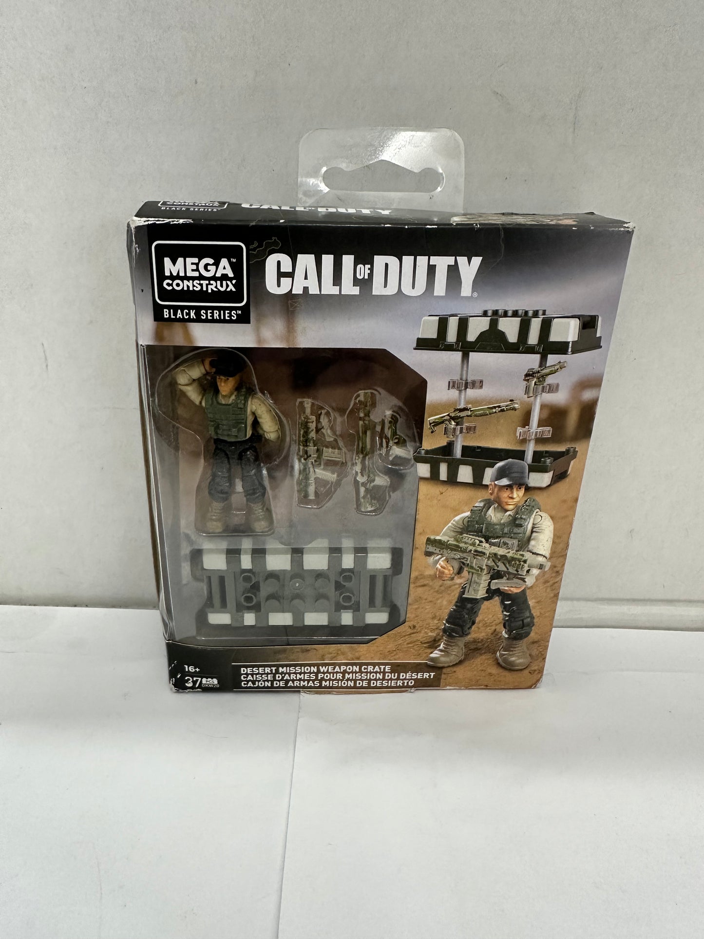 Call Of Duty Desert Mission Weapon Crate GKW20 Mega Construx Figure