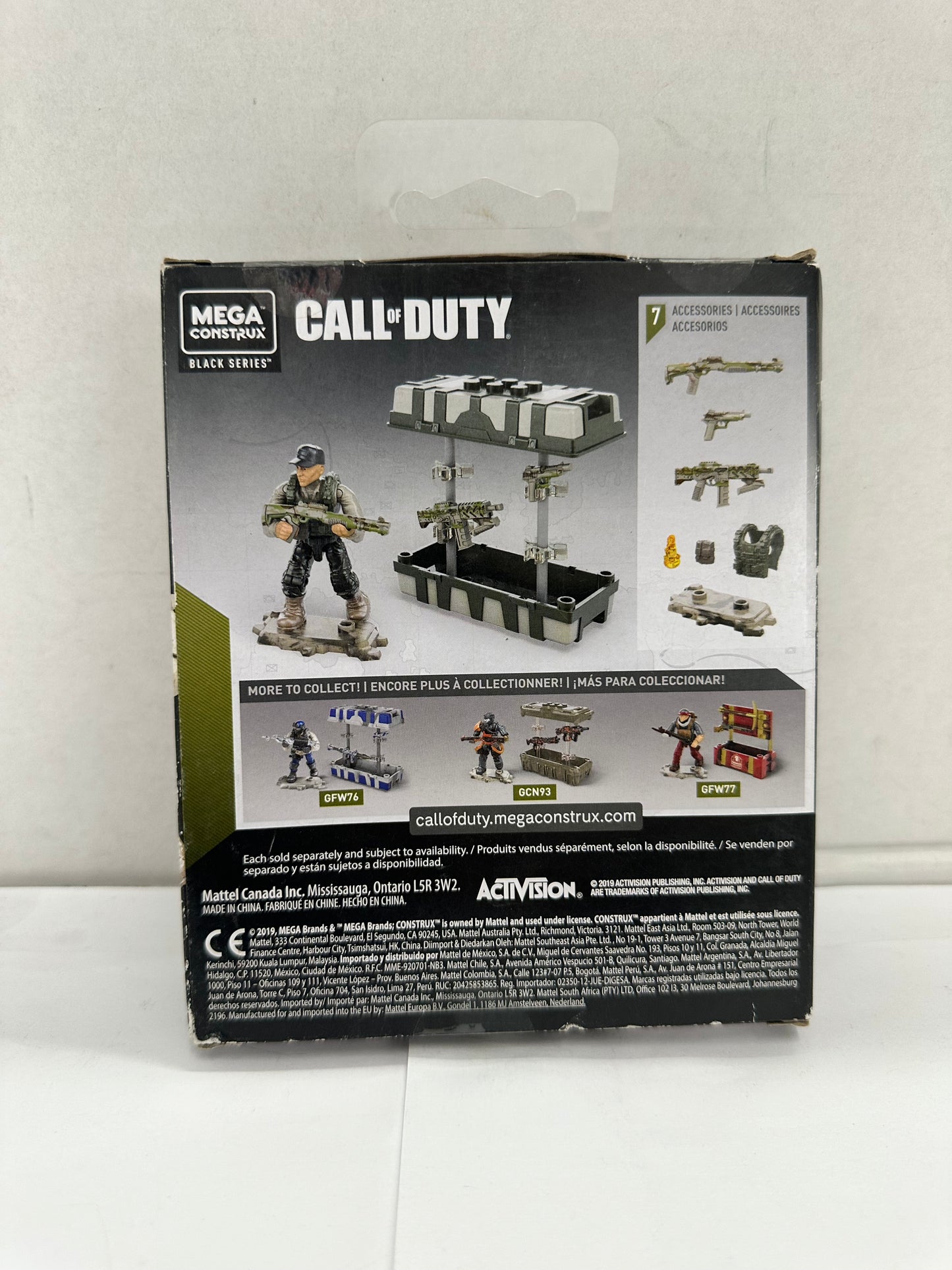 Call Of Duty Desert Mission Weapon Crate GKW20 Mega Construx Figure