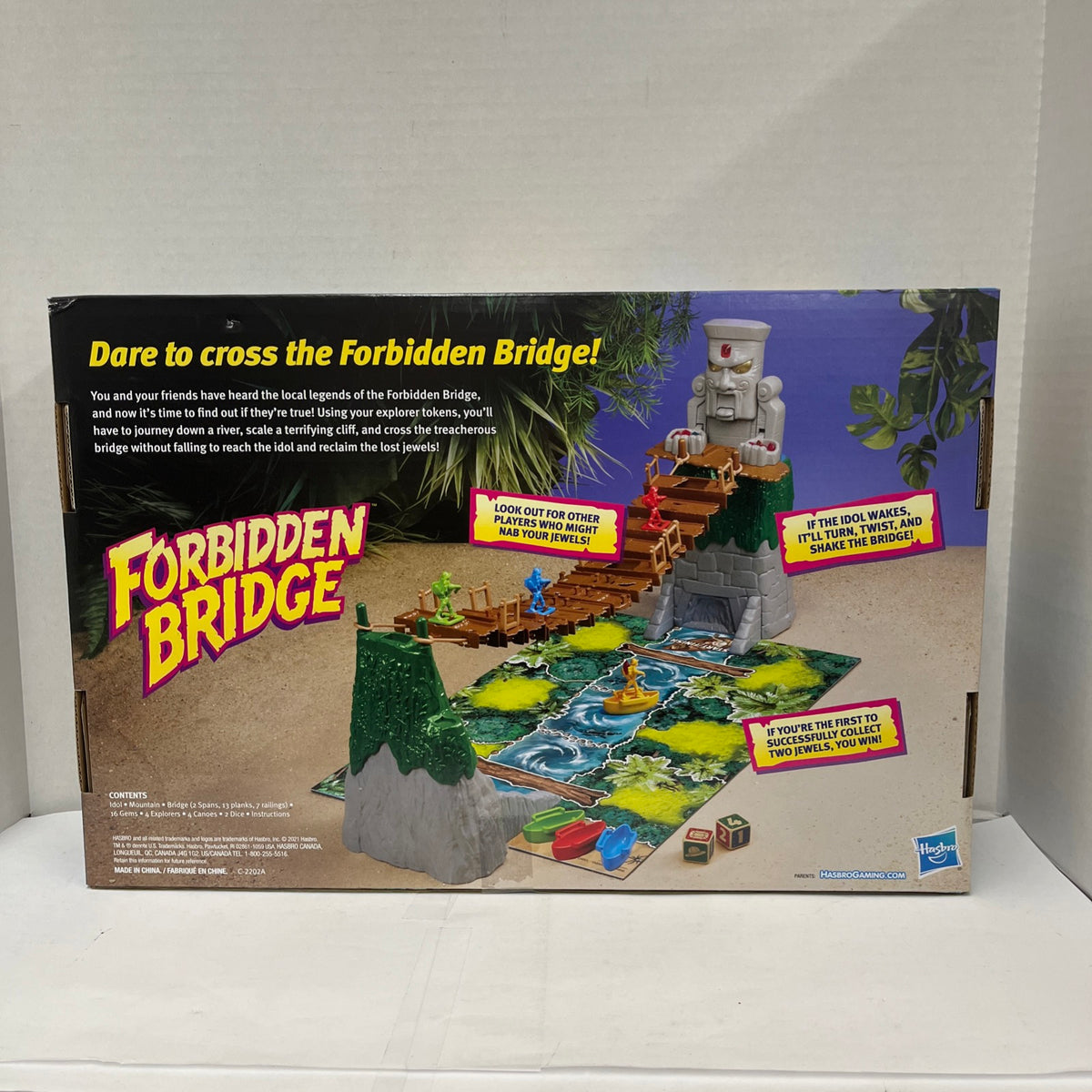 Hasbro FORBIDDEN BRIDGE Adventure Board Game