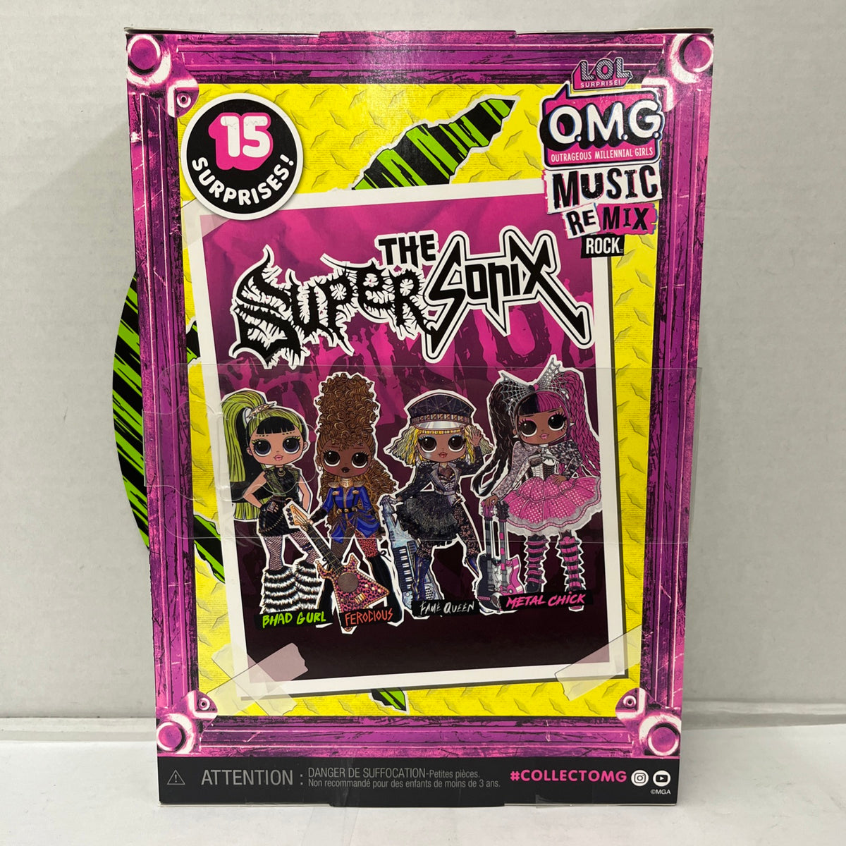 LOL Surprise OMG Music Remix Rock Bhad Gurl Fashion Doll 15 Surprises