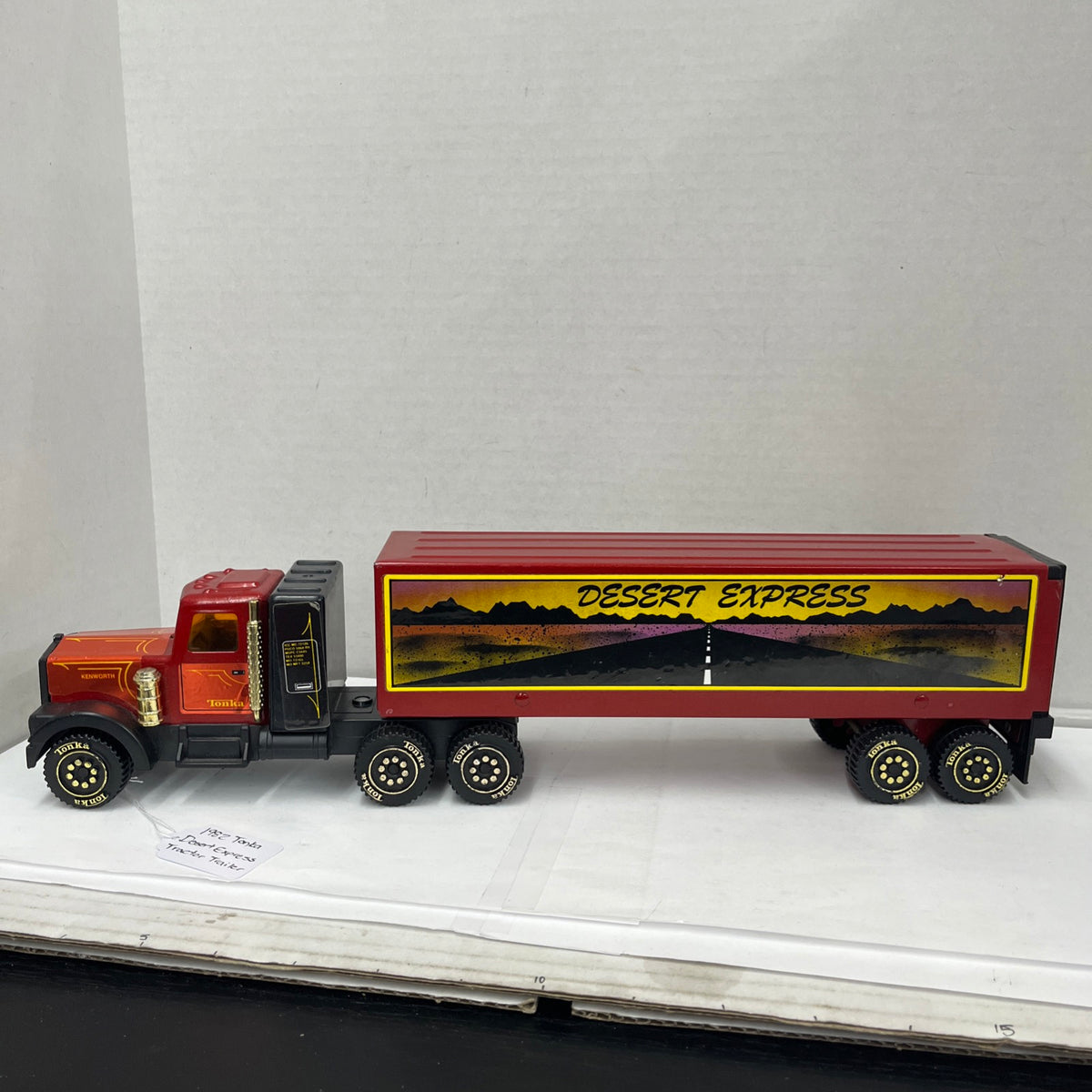 1982 Vintage Tonka Desert Express Kenworth Tractor Trailer