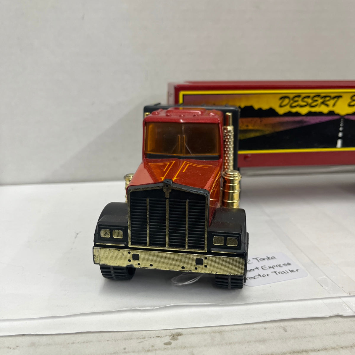 1982 Vintage Tonka Desert Express Kenworth Tractor Trailer