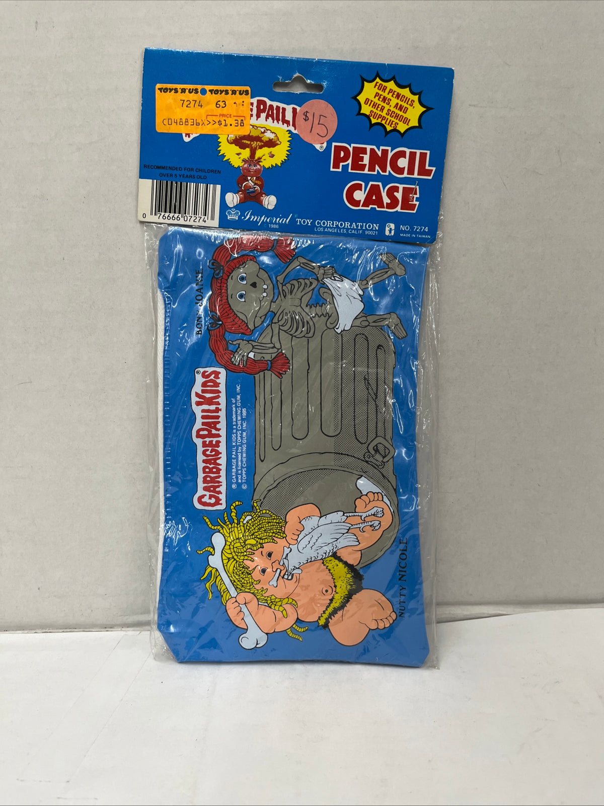 Vintage 1985 Garbage Pail Kids Pencil Case