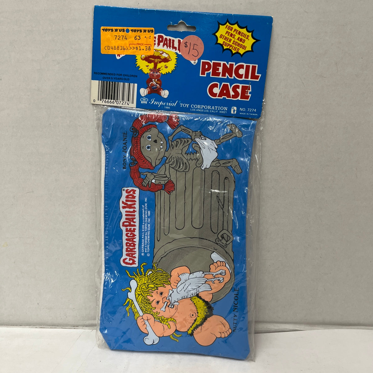 Vintage 1985 Garbage Pail Kids Pencil Case