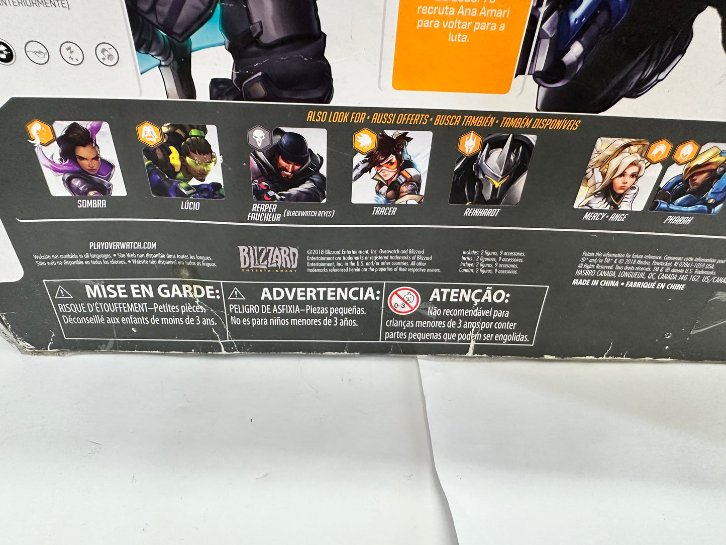 Hasbro Overwatch Ultimates Series Soldier: 76 & Shrike Ana Skin Dual Pack 6 Co