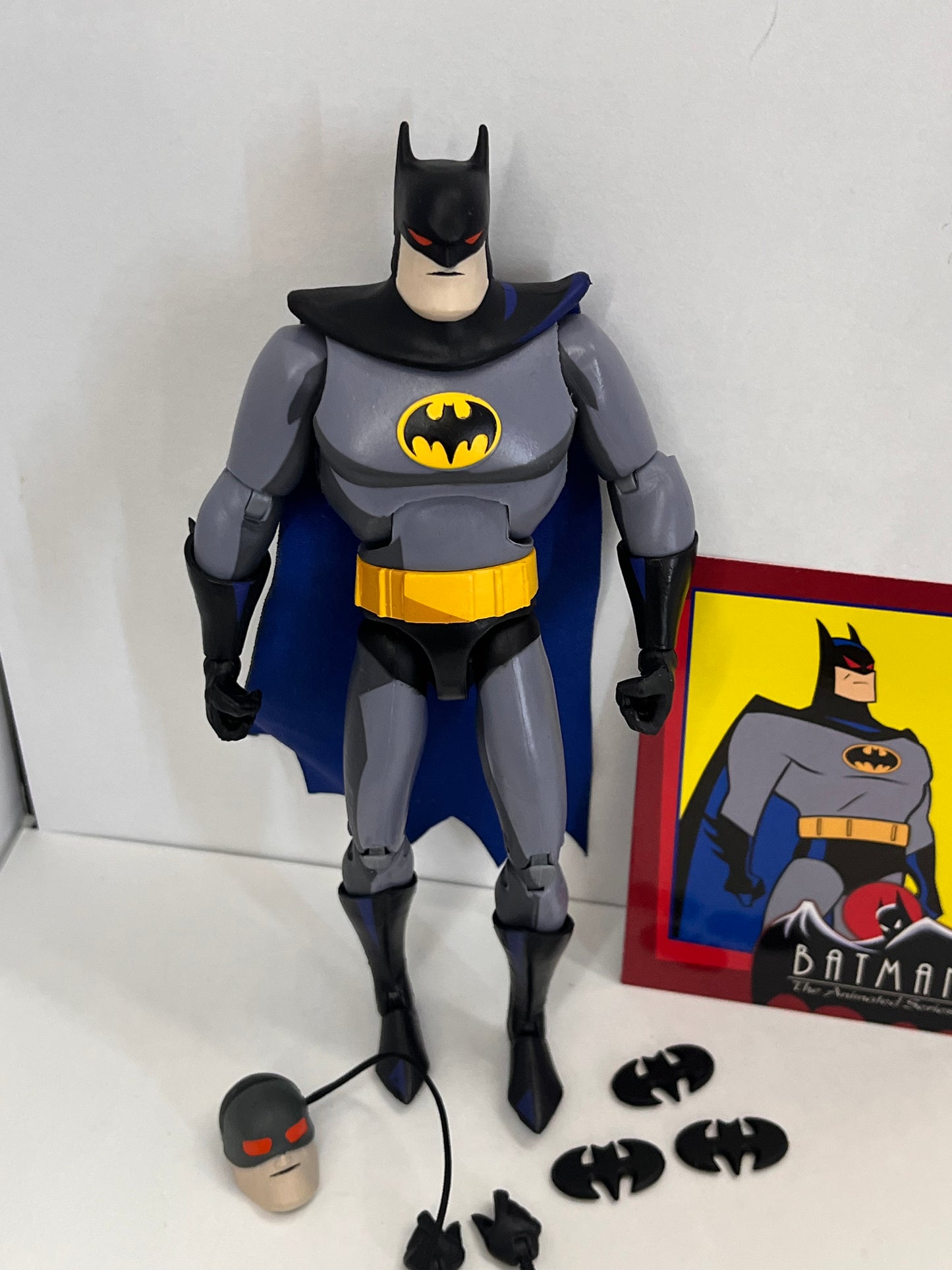 DC Multiverse McFarlane 7” Batman Action Figure Animated Series Lock Up Baf