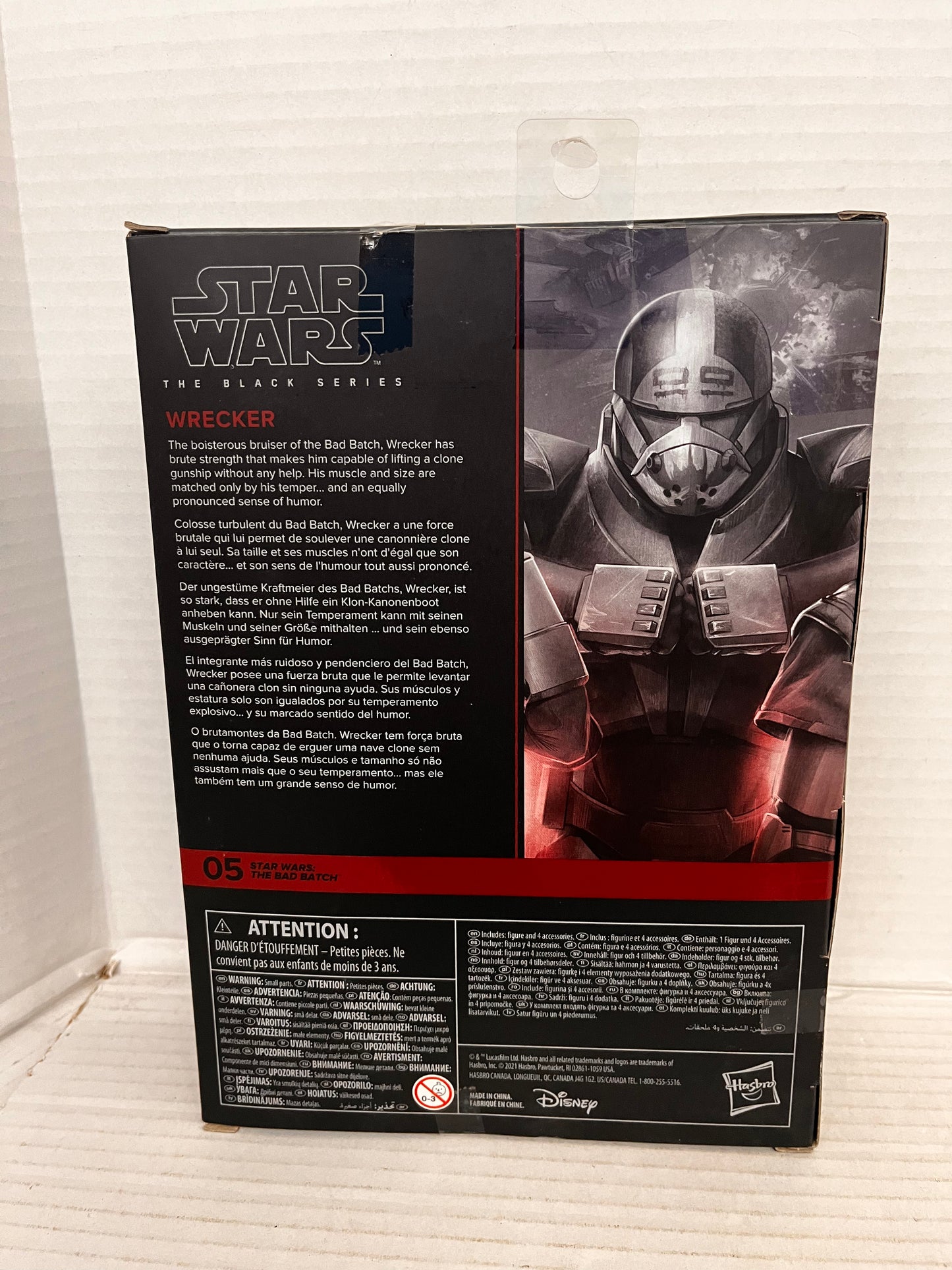 Star Wars Black Series The Bad Batch #05 Wrecker 6" Action Figure