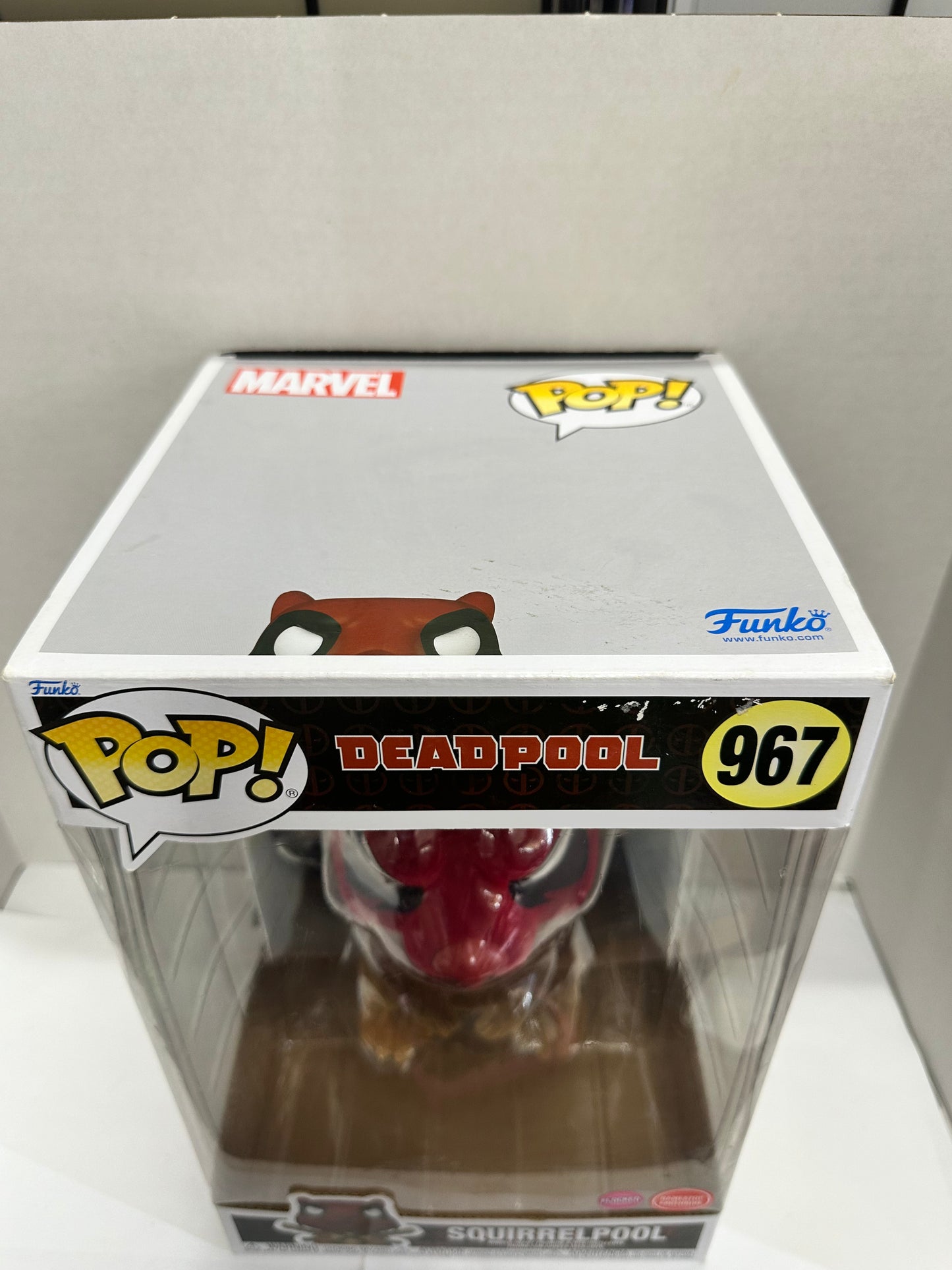 Funko Pop! Vinyl Jumbo 10 in: Marvel - SQUIRRELPOOL (Flocked) - GameStop ) #967