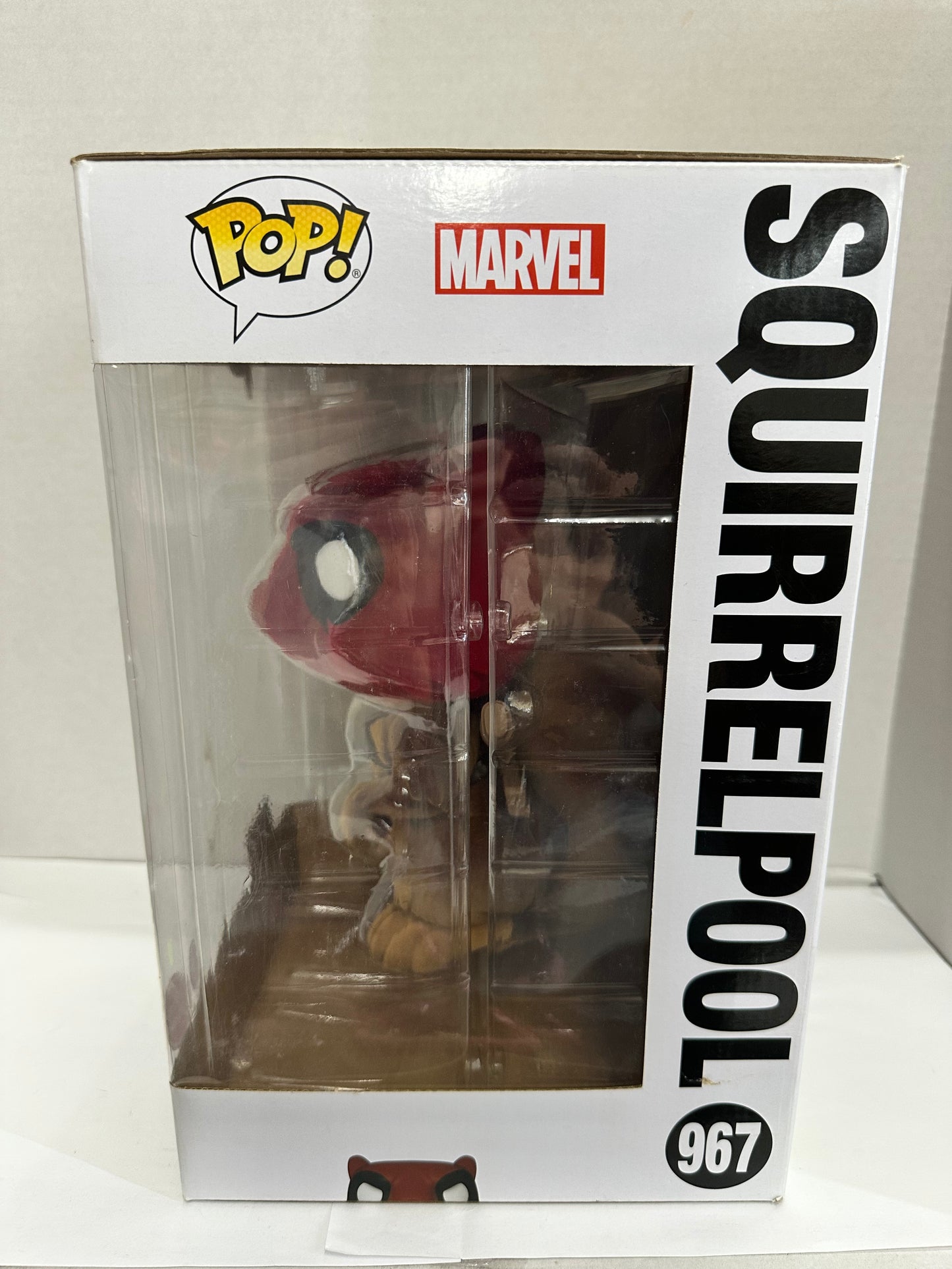 Funko Pop! Vinyl Jumbo 10 in: Marvel - SQUIRRELPOOL (Flocked) - GameStop ) #967