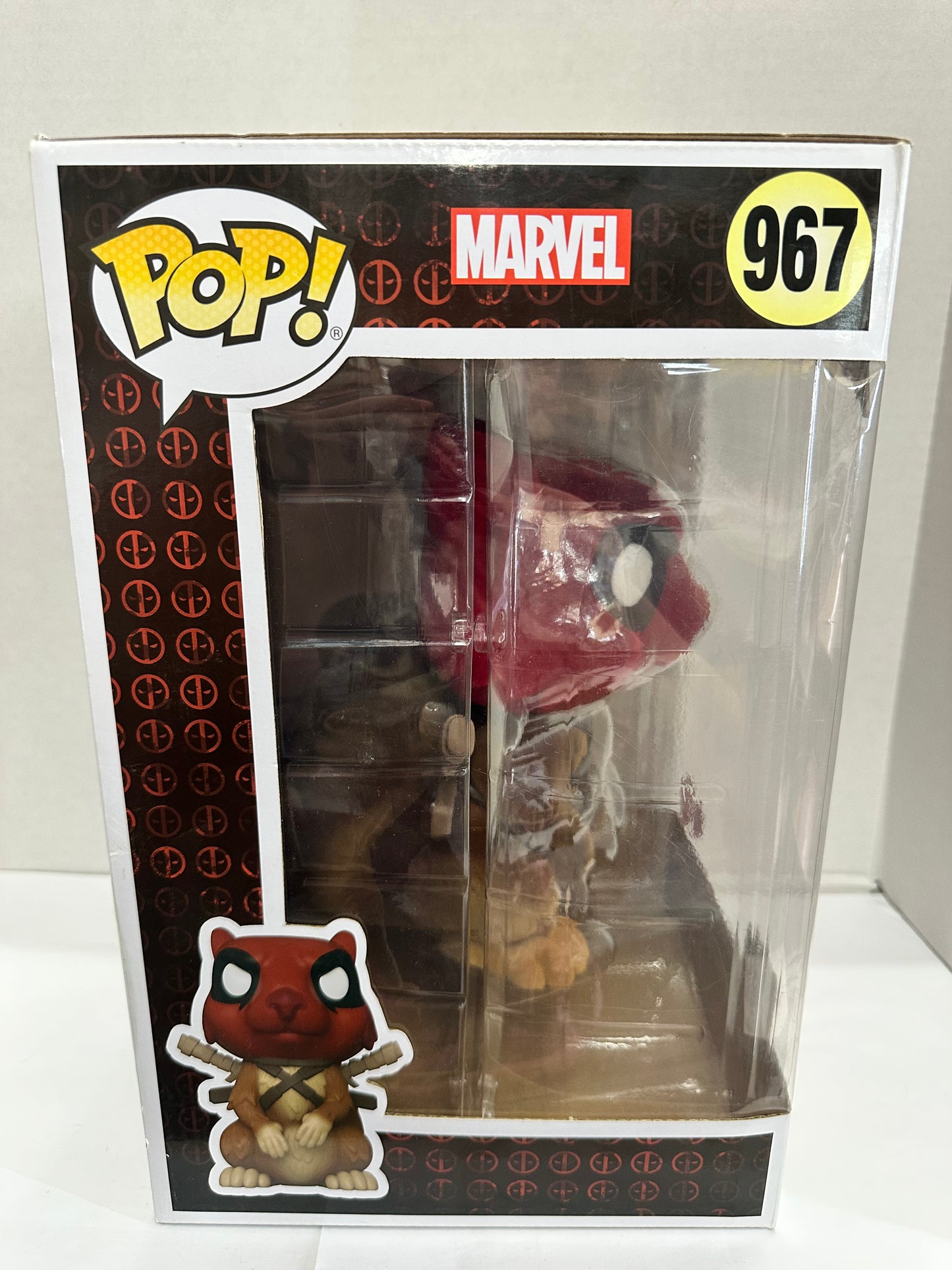 Funko Pop! Vinyl Jumbo 10 in: Marvel - SQUIRRELPOOL (Flocked) - GameStop ) #967