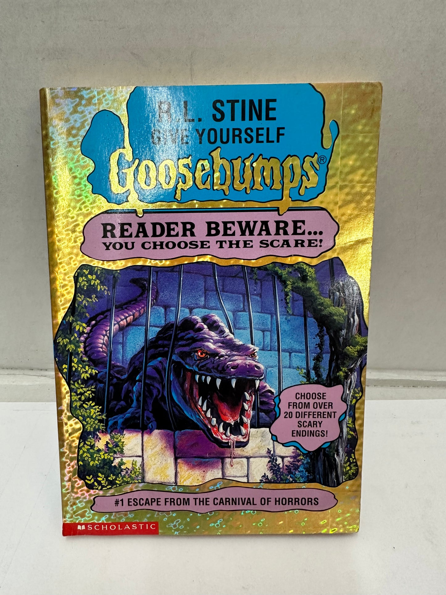 Give Yourself Goosebumps #1-4 Box Set R.L. Stine Scholastic VTG