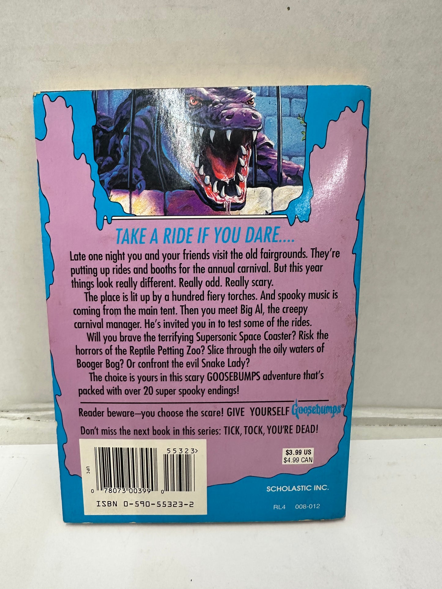 Give Yourself Goosebumps #1-4 Box Set R.L. Stine Scholastic VTG
