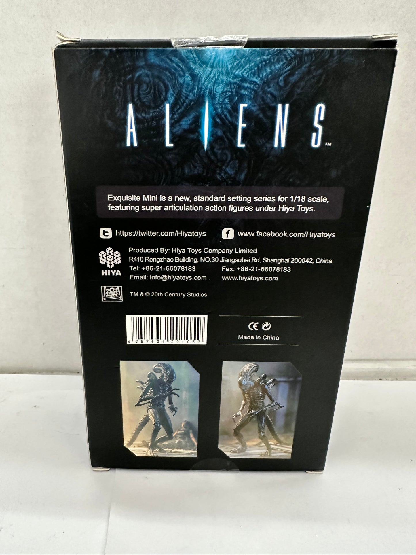 Aliens Brown Aline Warrior Xenomorph Action Figure  Mini Hiya Toys