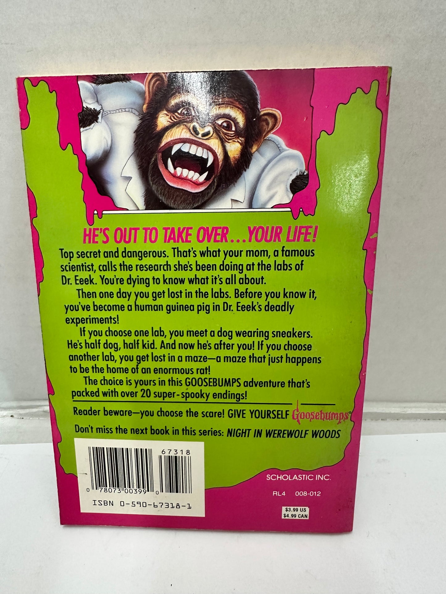 Give Yourself Goosebumps #1-4 Box Set R.L. Stine Scholastic VTG