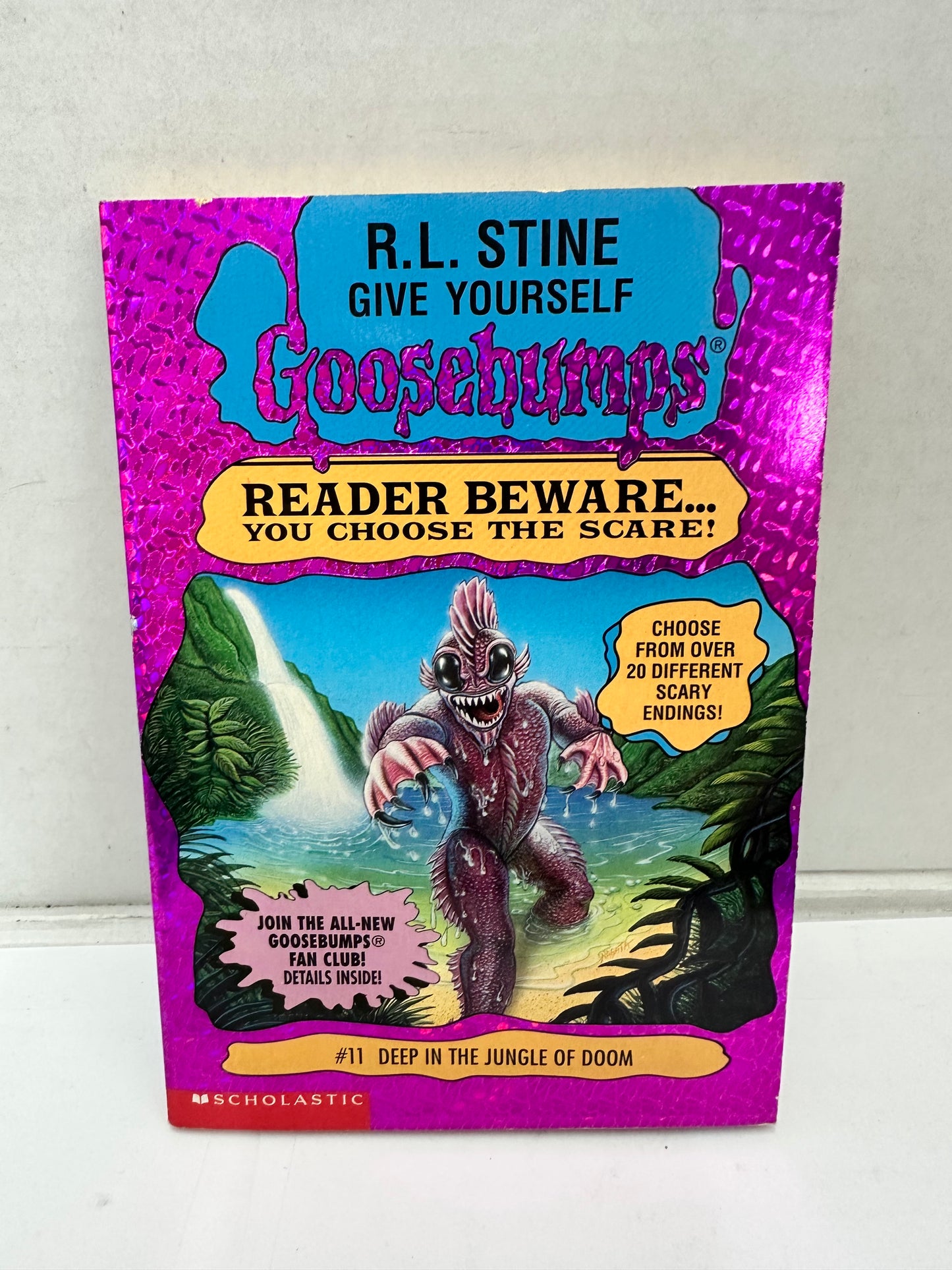 1st Print #11 Deep In the Jungle Of Doom Give Yourself Goosebumps R.L. Stine