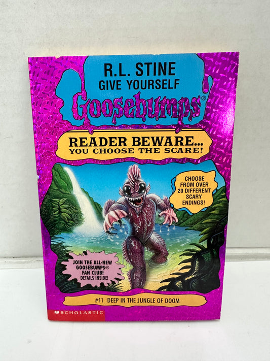 1st Print #11 Deep In the Jungle Of Doom Give Yourself Goosebumps R.L. Stine