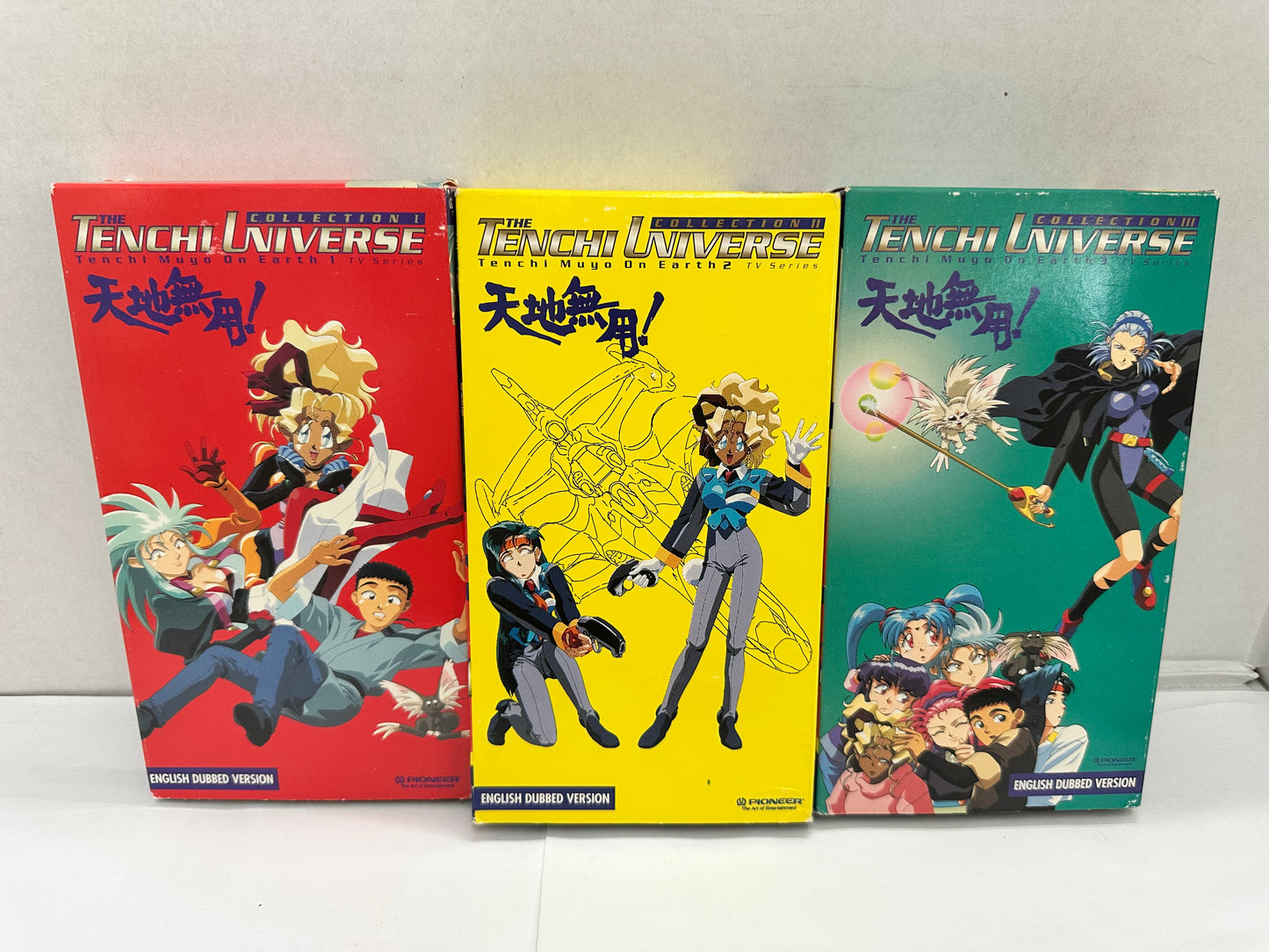 The Tenchi Universe Collection - Vol. 1-3 (VHS, 1996, English Dubbed Version)