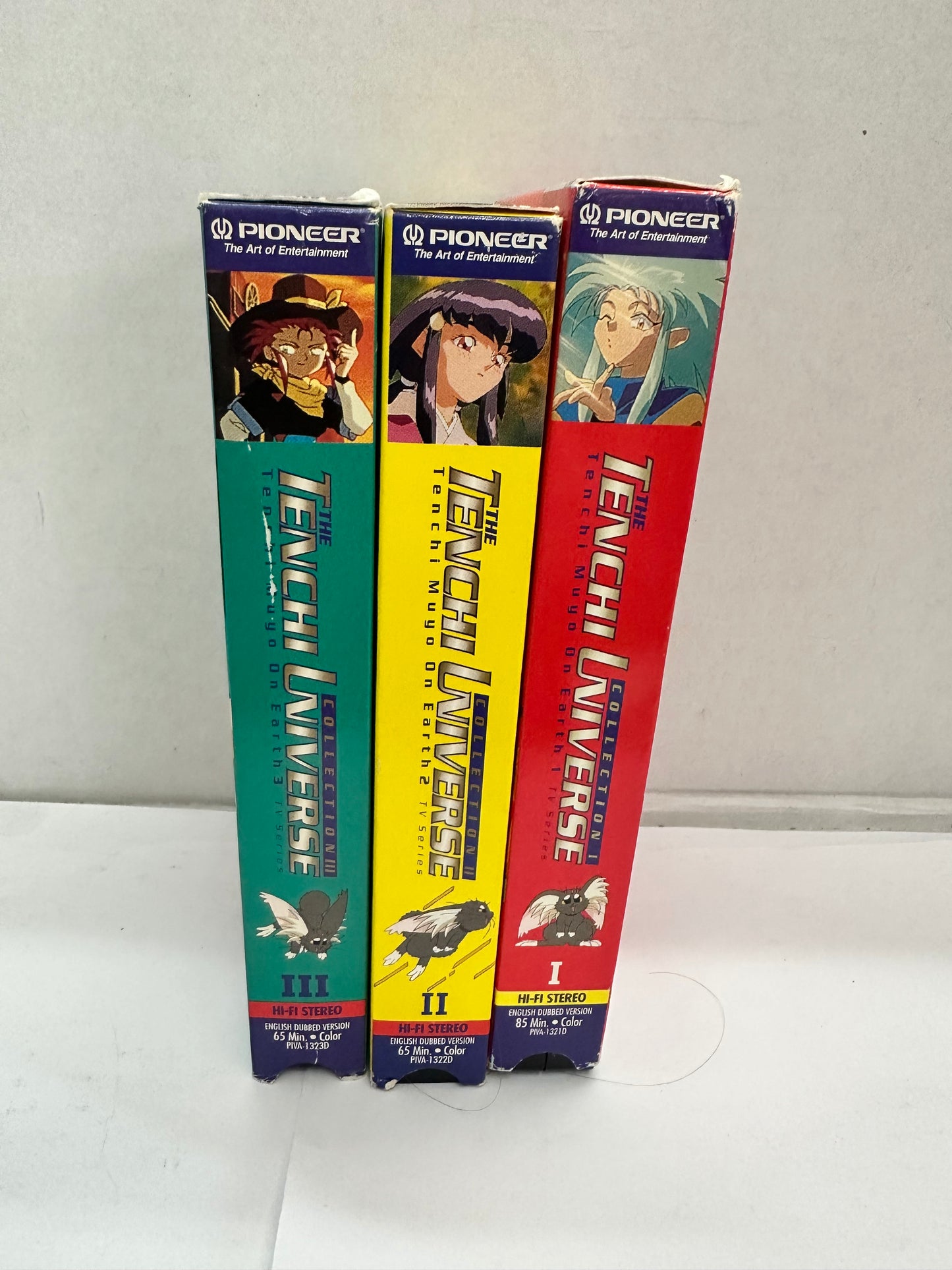 The Tenchi Universe Collection - Vol. 1-3 (VHS, 1996, English Dubbed Version)