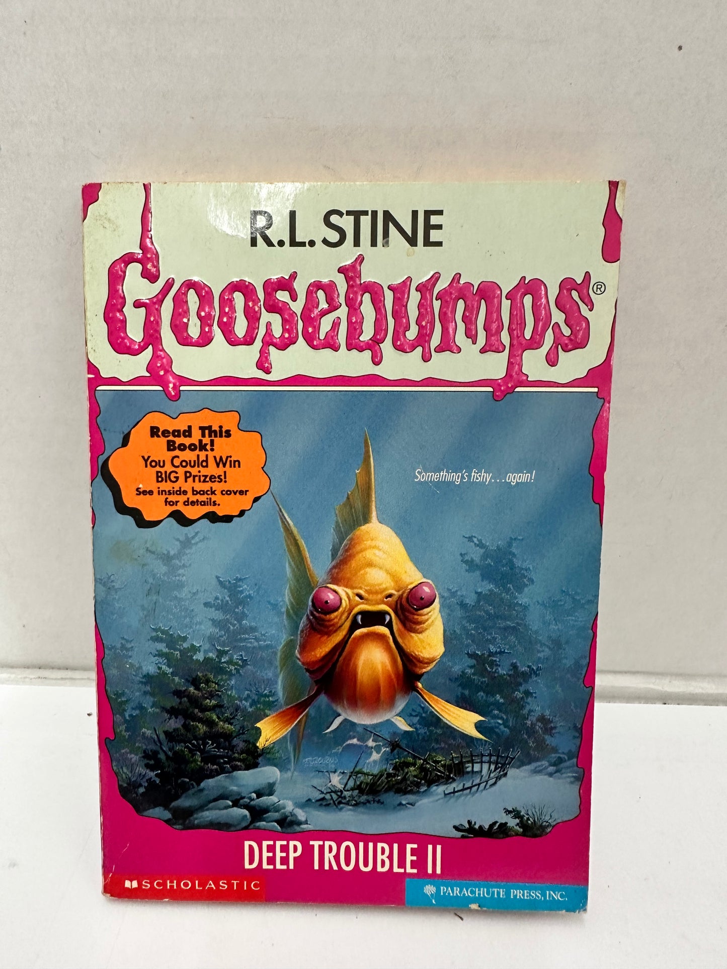 Goosebumps #58 Deep Trouble II - 1st Scholastic Print- NO INSERTS
