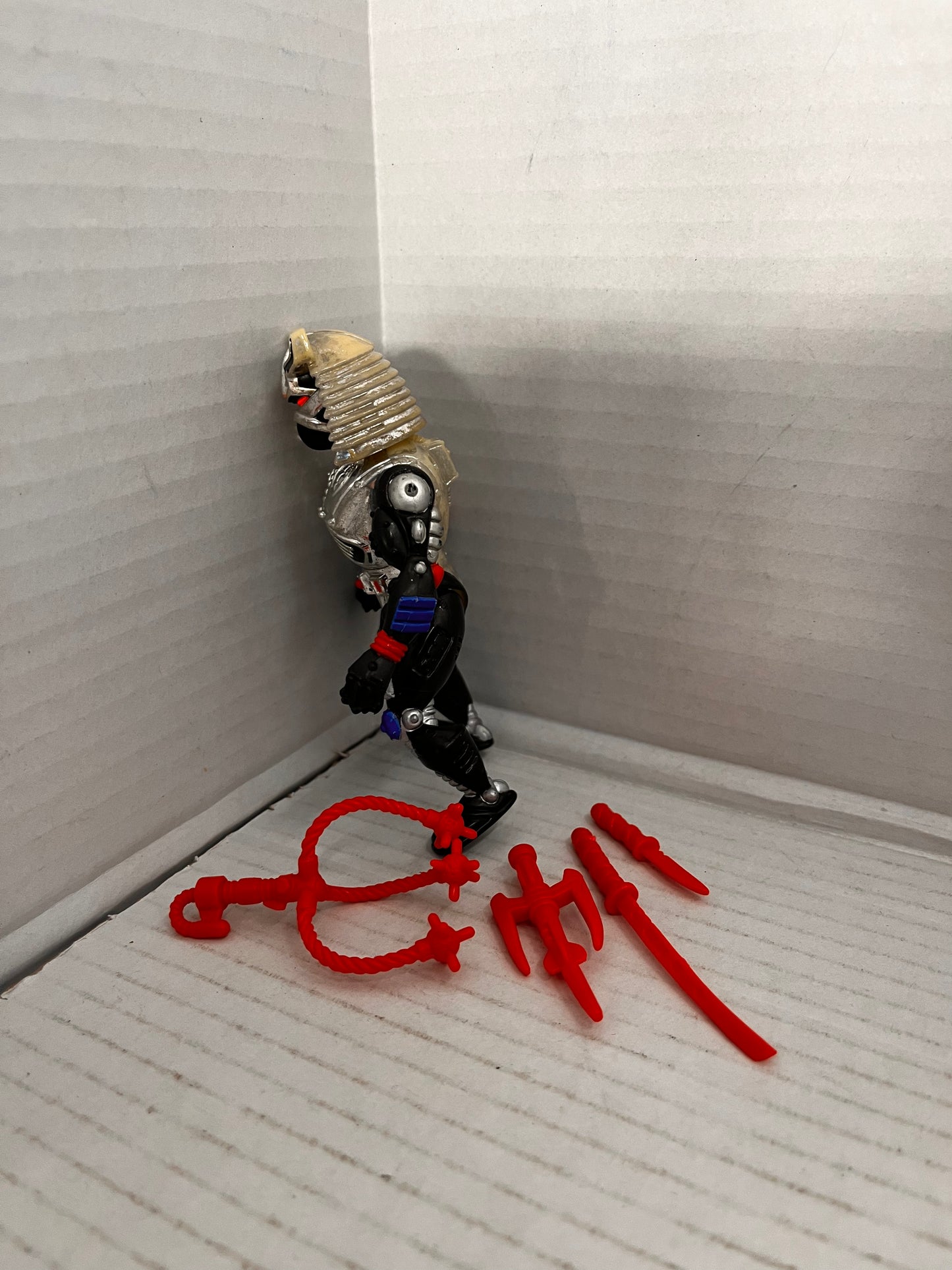 Chrome Dome Vintage TMNT Teenage Mutant Ninja Turtles Figure Complete 1990