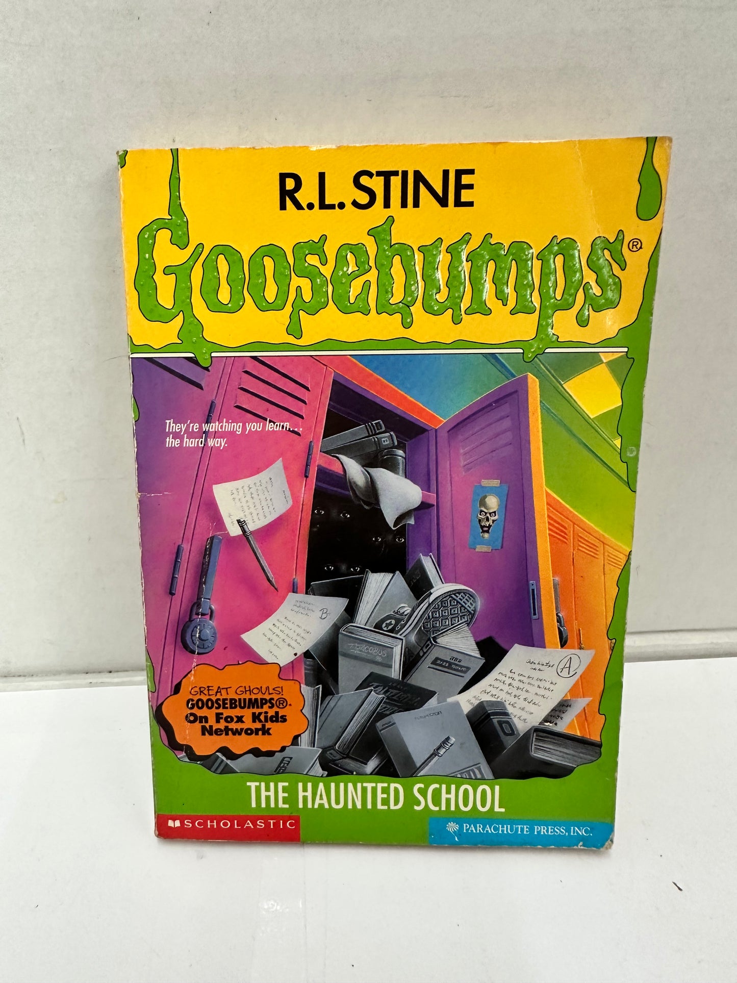 Goosebumps #59 The Haunted School By R.L. Stine First Printing Paperback