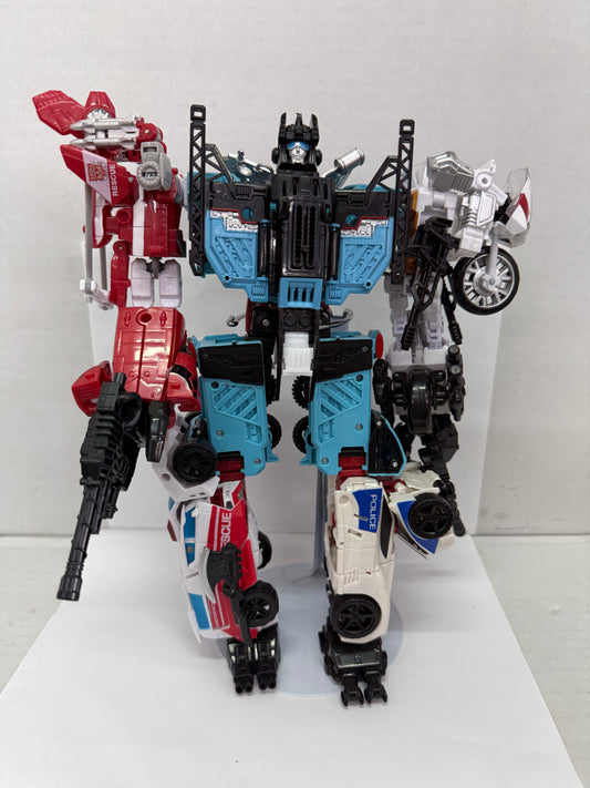 KO Knock Off Defensor Combiner Protectobots Loose Complete