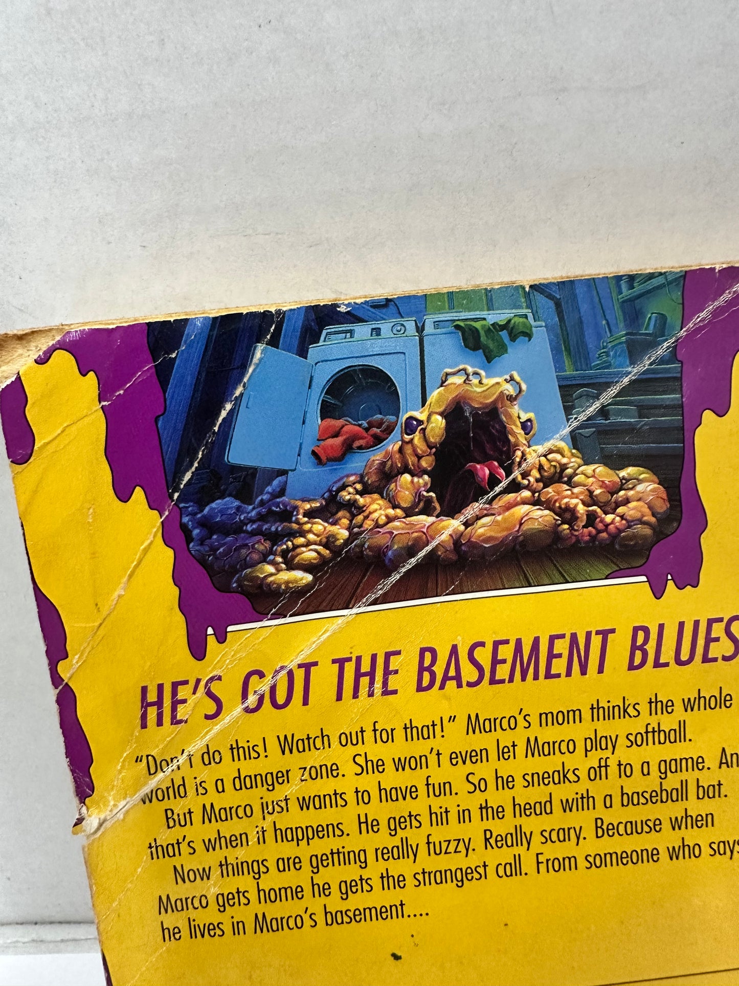 I LIVE IN YOUR BASEMENT! (GOOSEBUMPS, NO. 61) By R. L. Stine  1st edition