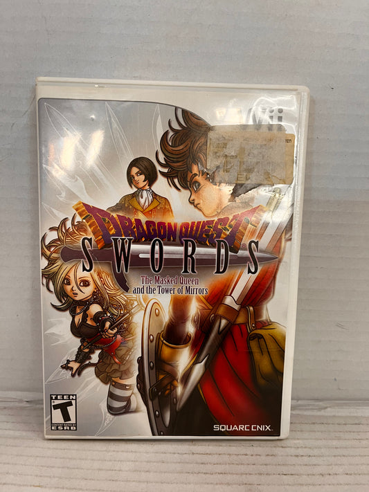 Dragon Quest Swords: The Masked Queen Nintendo Wii CIB w. Manual