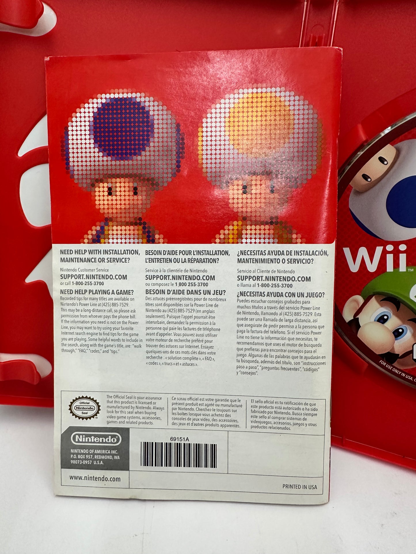 New Super Mario Bros. Wii (Nintendo Wii, 2009) Tested