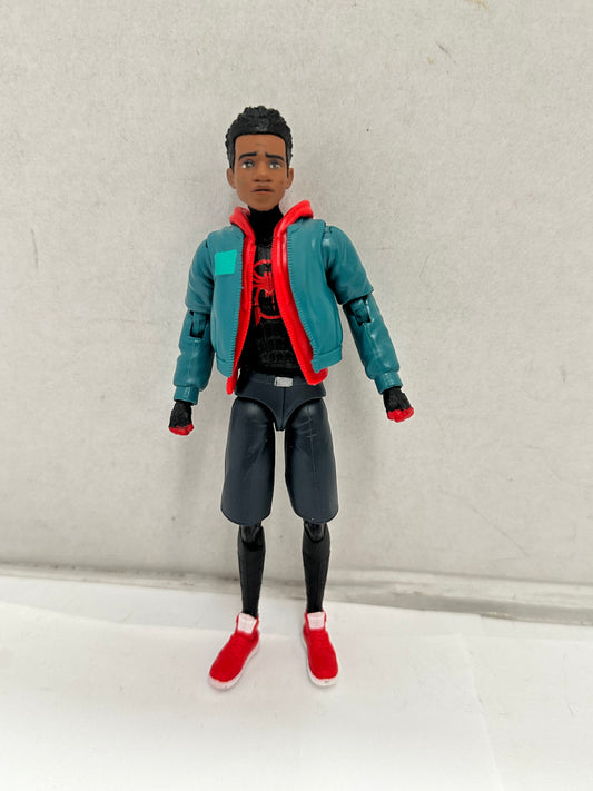 Marvel Legends Miles Morales Figure Spiderman Into The SpiderVerse Stilt Man BAF