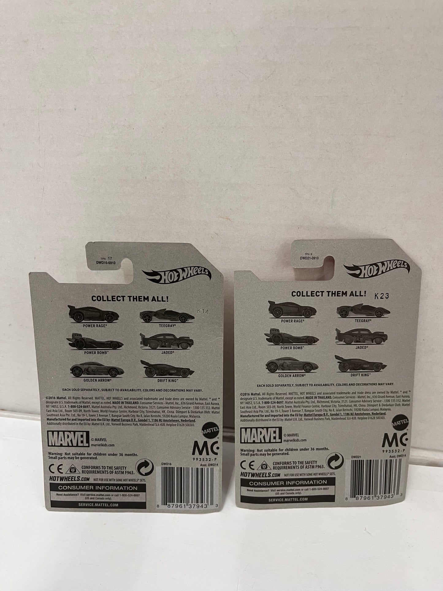 Hot Wheels 2016 Spiderman Series (Set Of 6)