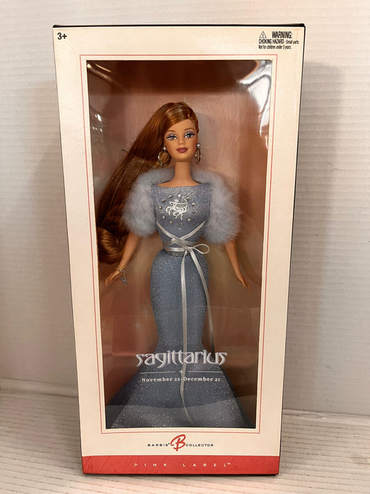 Sagittarius Barbie Doll The Zodiac Collection Pink Label 2004 Mattel